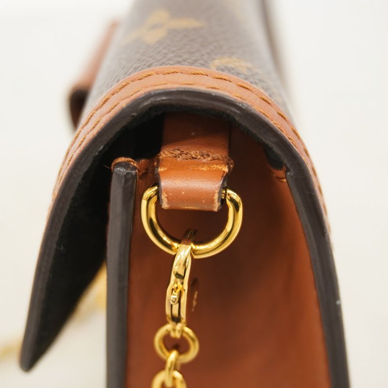 Louis Vuitton Shoulder Bag Monogram Reverse Portefeuille Dauphine M68746 Brown