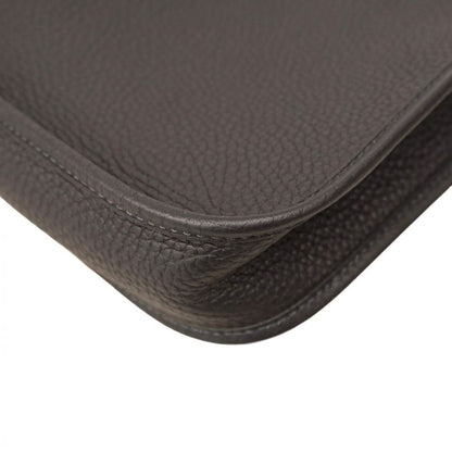 Hermes Shoulder Bag Evelyn TPM Taurillon Clemence Blue Obscure Silver Hardware