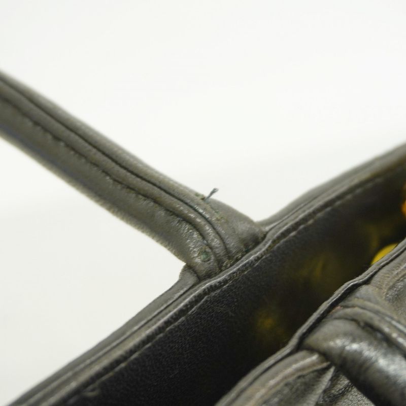 Chanel Tote Bag Revival Tote Lambskin Black Gold Hardware Women's