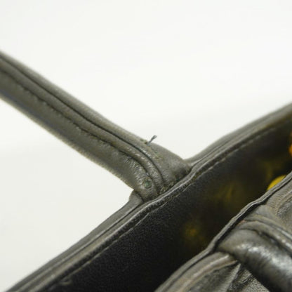 Chanel Tote Bag Revival Tote Lambskin Black Gold Hardware Women's