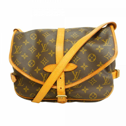 Louis Vuitton Shoulder Bag Monogram Saumur 30 M42256 Brown Ladies