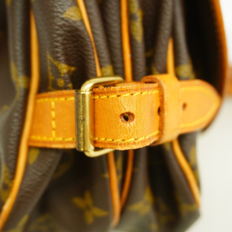Louis Vuitton Shoulder Bag Monogram Saumur 30 M42256 Brown Ladies