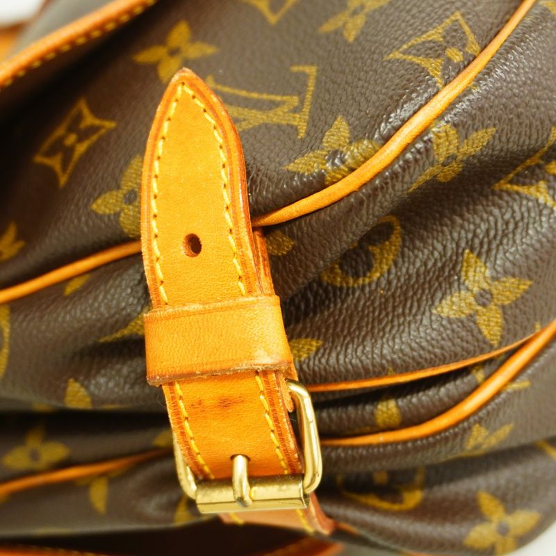 Louis Vuitton Shoulder Bag Monogram Saumur 30 M42256 Brown Ladies