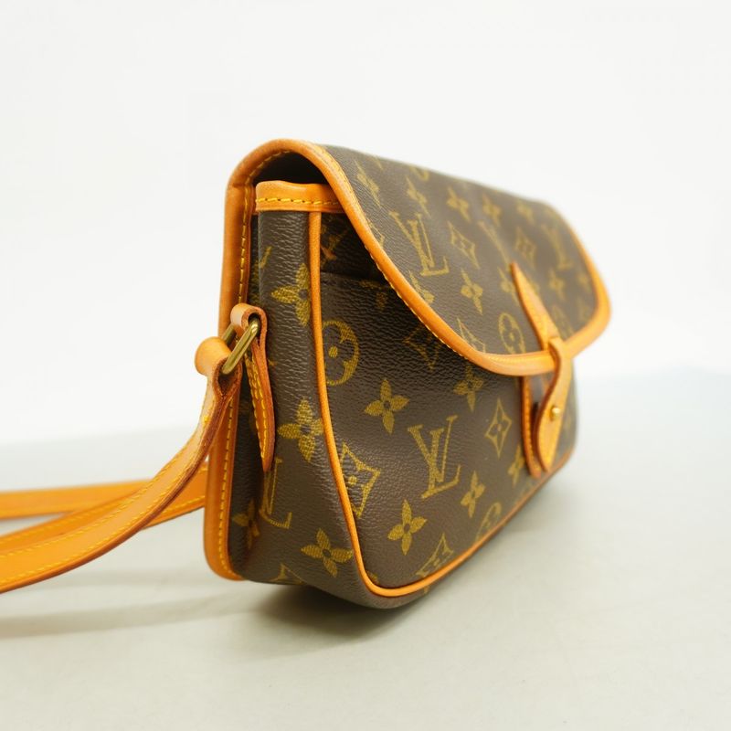 Louis Vuitton Shoulder Bag Monogram Gibesieres PM M42248 Brown Ladies