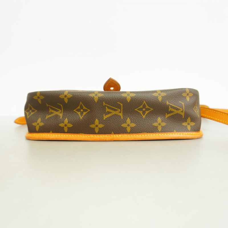 Louis Vuitton Shoulder Bag Monogram Gibesieres PM M42248 Brown Ladies