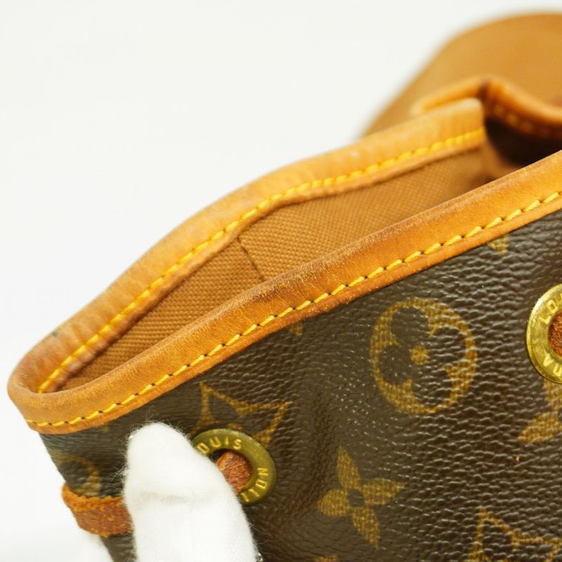 Louis Vuitton Backpack Daypack Monogram Montsouris GM M51135 Brown Women's