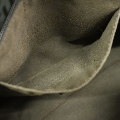 Fendi Tote Bag Zucchino Nylon Canvas Black Chien Pan Gold Hardware Women's