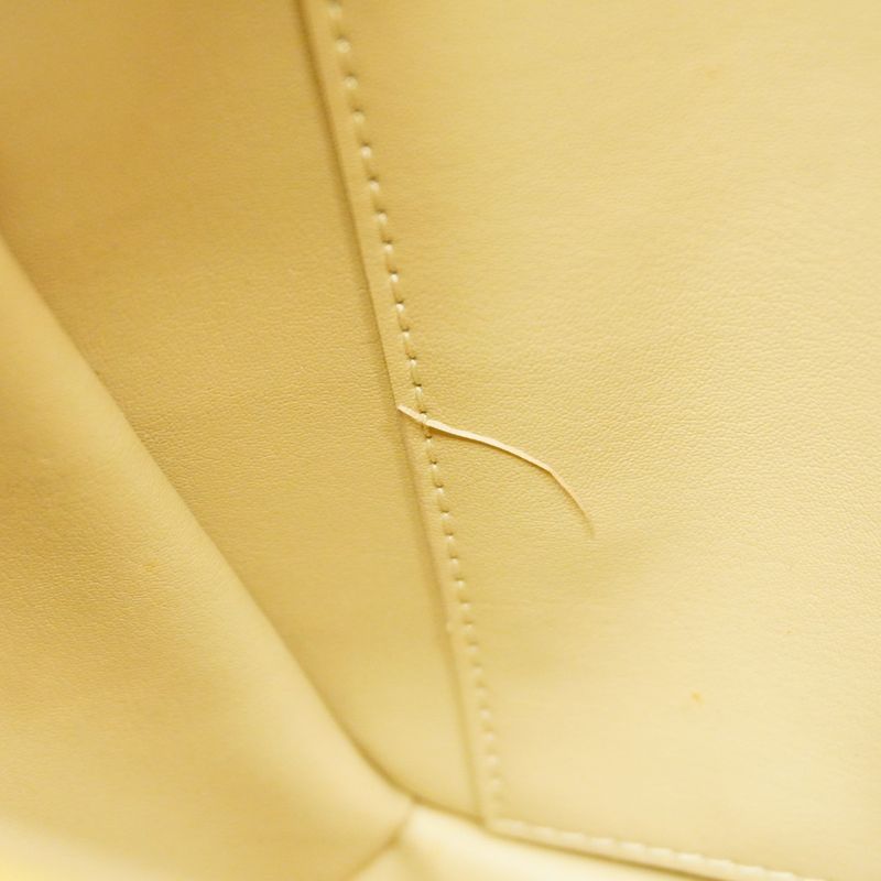 Louis Vuitton Shoulder Bag Vernis Thompson Street M91008 Beige Women's