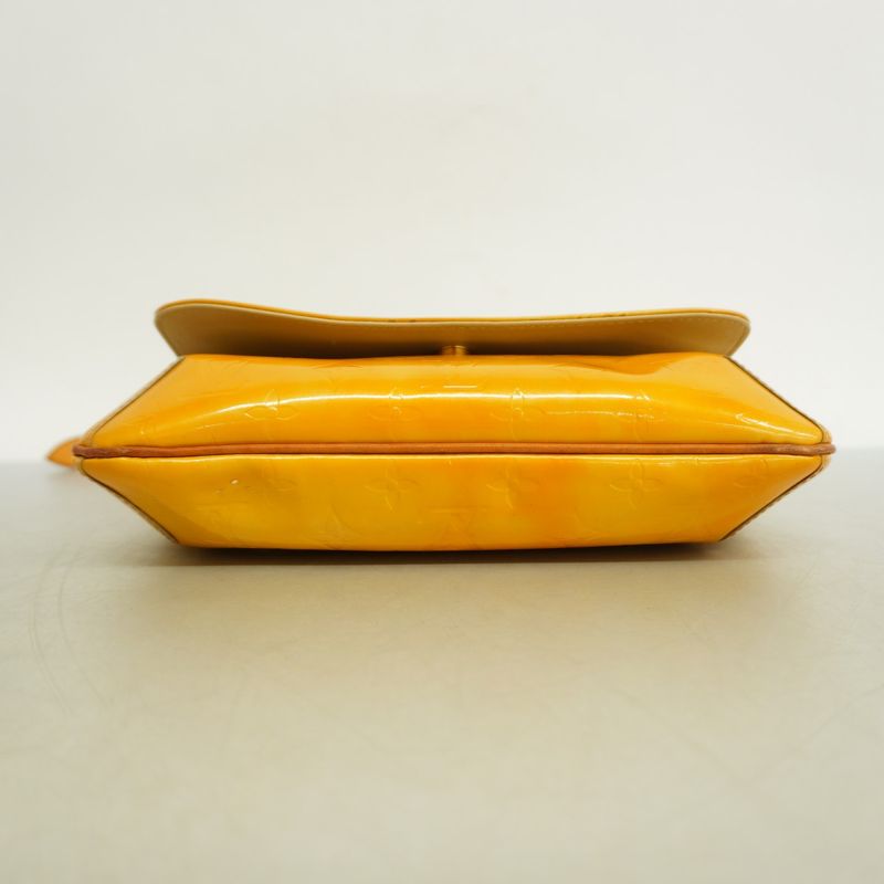 Louis Vuitton Shoulder Bag Vernis Thompson Street M91008 Beige Women's