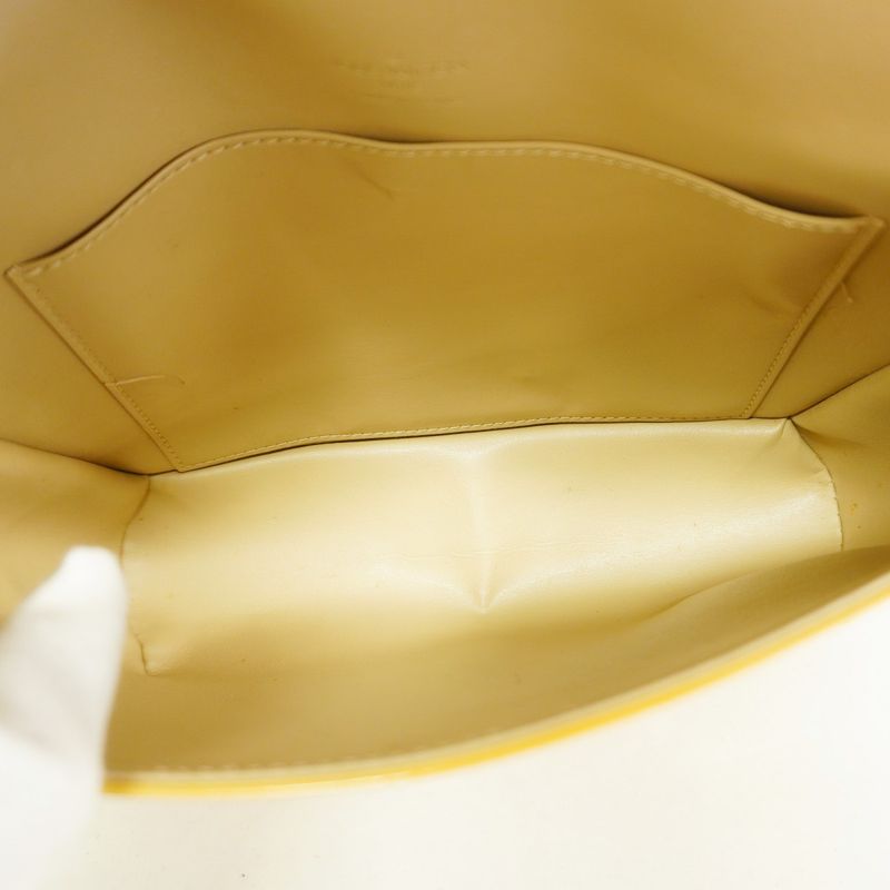 Louis Vuitton Shoulder Bag Vernis Thompson Street M91008 Beige Women's