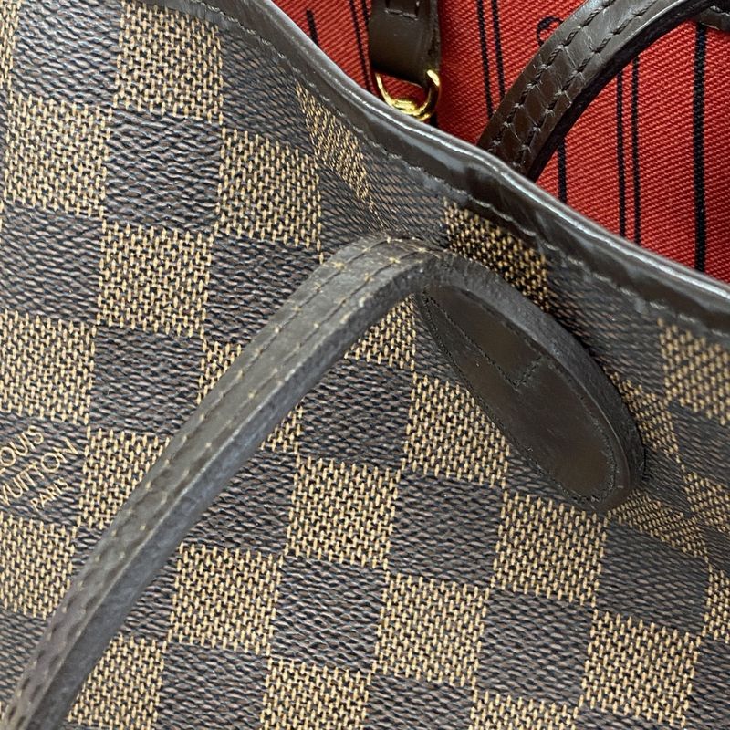 Louis Vuitton Tote Bag Damier Neverfull MM N51105 Ebene Womens