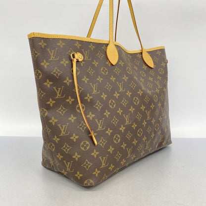 Louis Vuitton Tote Bag Monogram Neverfull GM M40157 Brown Ladies