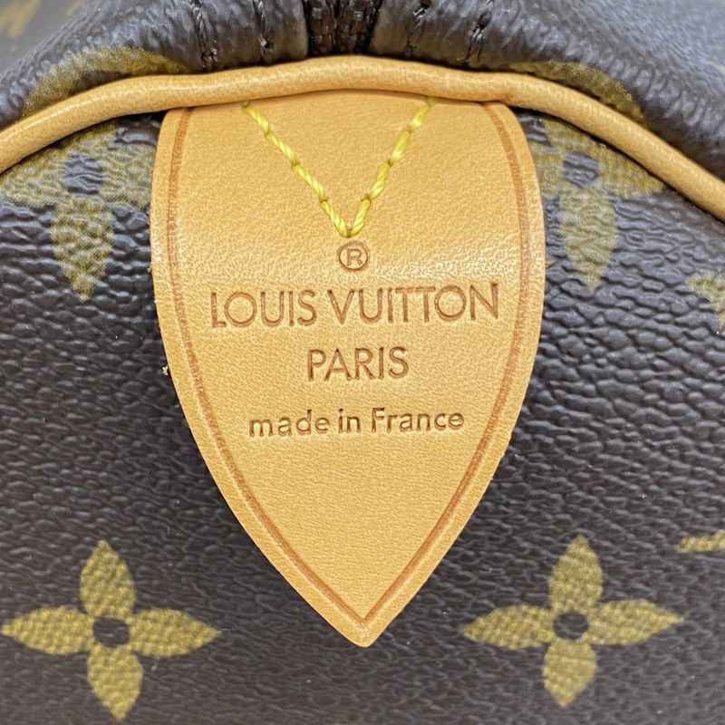 Louis Vuitton Handbag Monogram Speedy 30 M41108 Brown Ladies