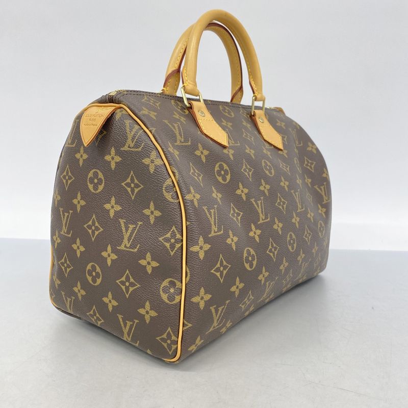 Louis Vuitton Handbag Monogram Speedy 30 M41108 Brown Ladies