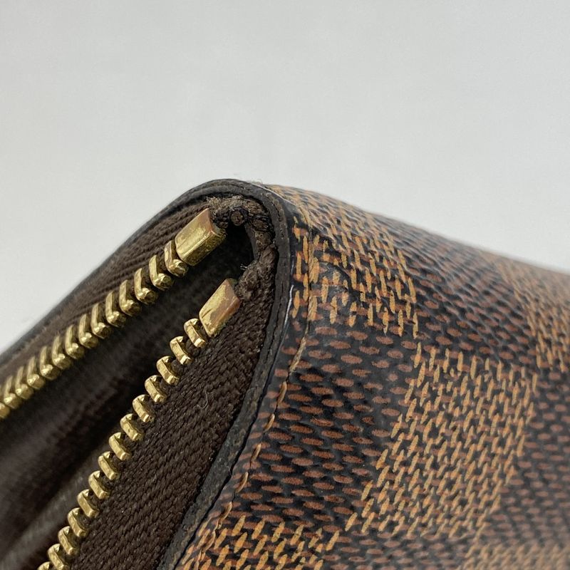 Louis Vuitton Coin Case Damier Zippy Coin Purse N63070 Ebène Men Women Unisex