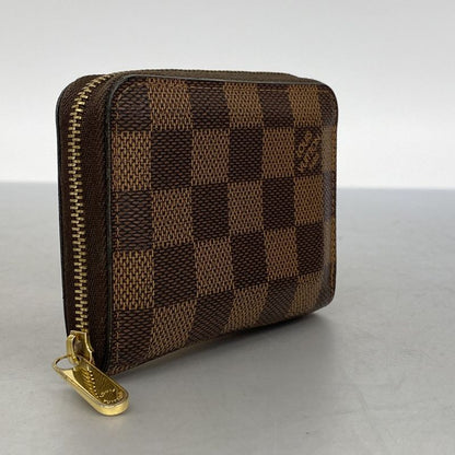 Louis Vuitton Coin Case Damier Zippy Coin Purse N63070 Ebène Men Women Unisex