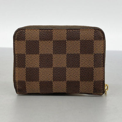Louis Vuitton Coin Case Damier Zippy Coin Purse N63070 Ebène Men Women Unisex