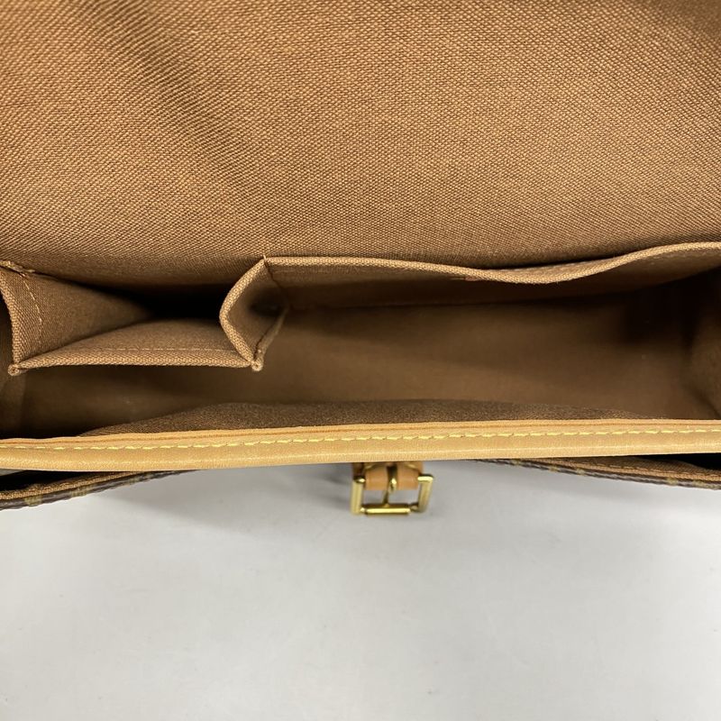 Louis Vuitton Shoulder Bag Monogram Sologne M42250 Brown Ladies