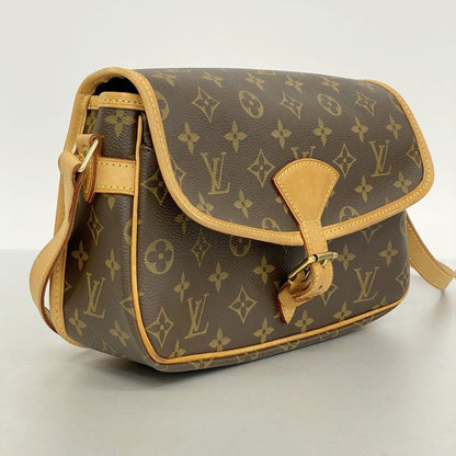 Louis Vuitton Shoulder Bag Monogram Sologne M42250 Brown Ladies