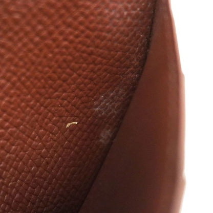 Hermes Long Wallet Bearn Vaux Epson Havana Silver Hardware □H Engraved Ladies