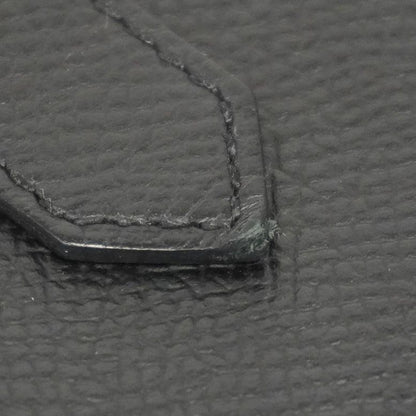 Hermes Long Wallet Bearn Souffle Vaux Epson Black Gold Hardware Engraved Z Men