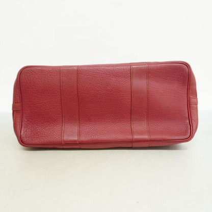 Hermes Tote Garden Party PM Toile Officier Red Silver Hardware □J Engraved