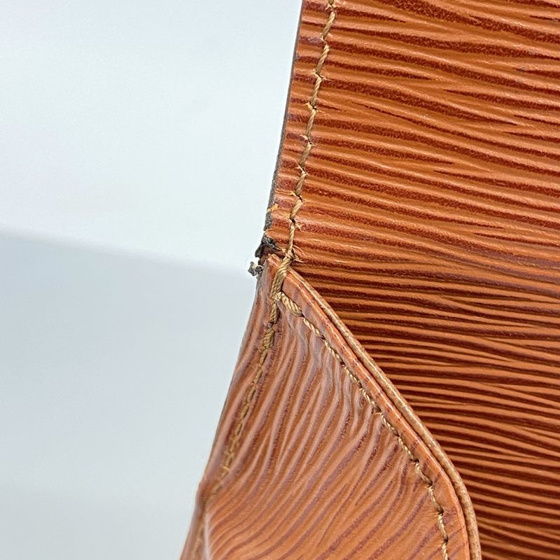 Louis Vuitton Epi Saint-cloud Shoulder Bag M52193 Kenyan Brown Women's