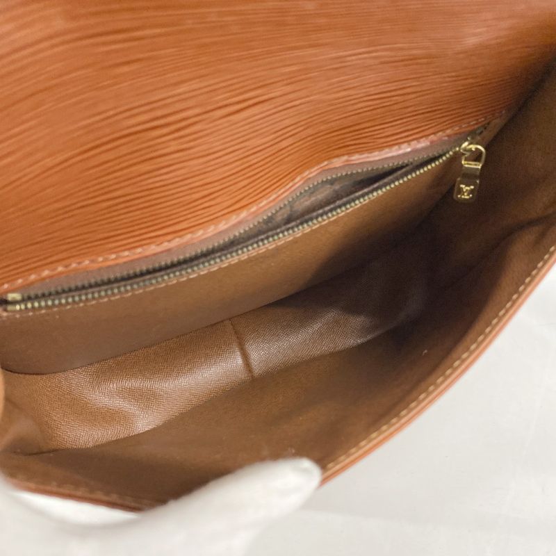 Louis Vuitton Epi Saint-cloud Shoulder Bag M52193 Kenyan Brown Women's