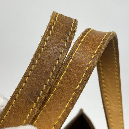 Louis Vuitton Tote Bag Vernis Reed MM M91143 Bronze Ladies