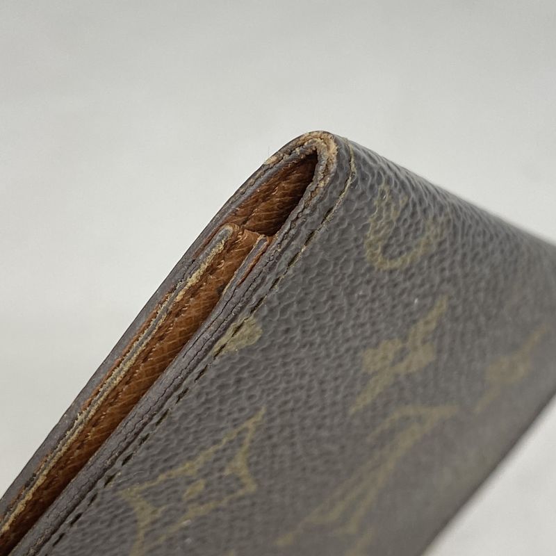 Louis Vuitton Card Case Monogram Porte 2 Carte Vertical M60533 Brown Men Women