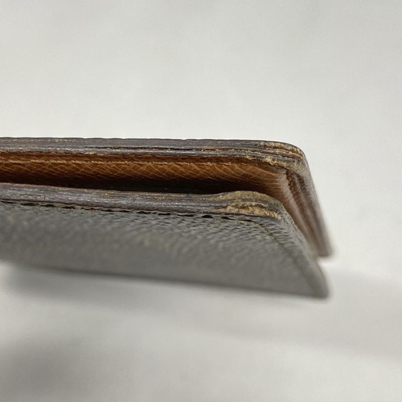 Louis Vuitton Card Case Monogram Porte 2 Carte Vertical M60533 Brown Men Women