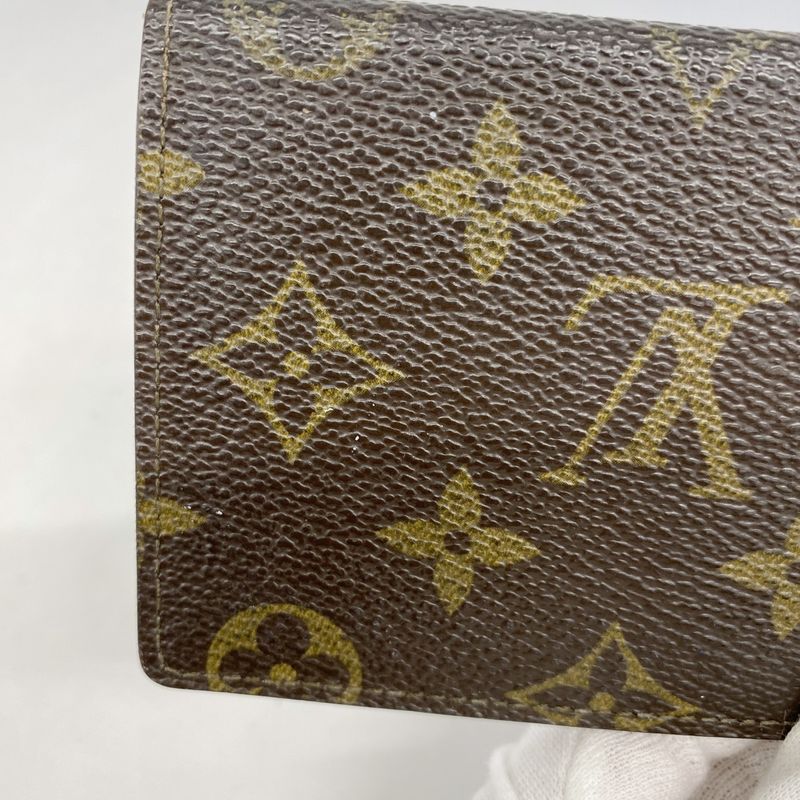 Louis Vuitton Card Case Monogram Porte 2 Carte Vertical M60533 Brown Men Women