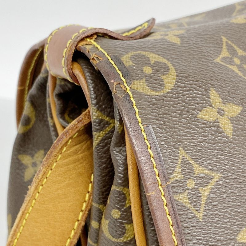 Louis Vuitton Shoulder Bag Monogram Saumur 35 M42254 Brown Ladies
