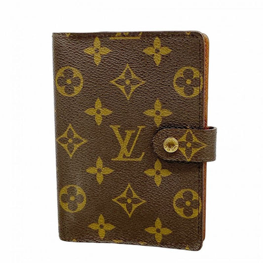 Louis Vuitton Notebook Cabas Monogram Agenda PM R20005 Brown Men Women Unisex