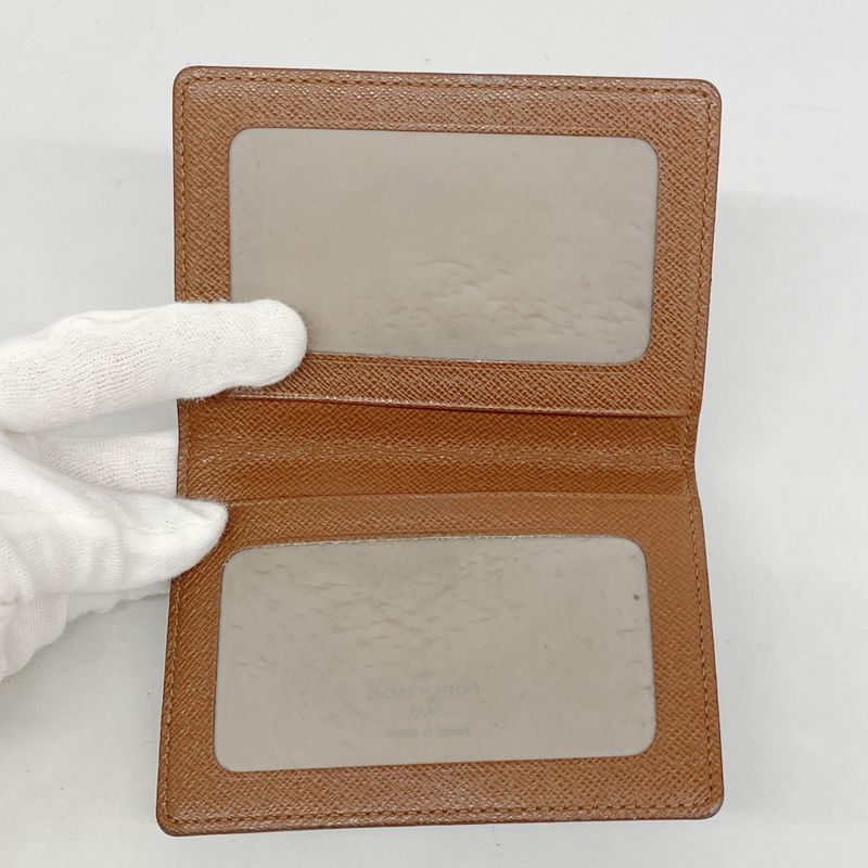 Louis Vuitton Card Case Monogram Porte 2 Carte Vertical M60533 Brown Men Women