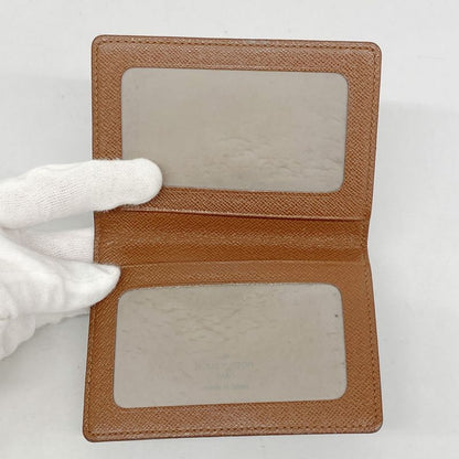 Louis Vuitton Card Case Monogram Porte 2 Carte Vertical M60533 Brown Men Women