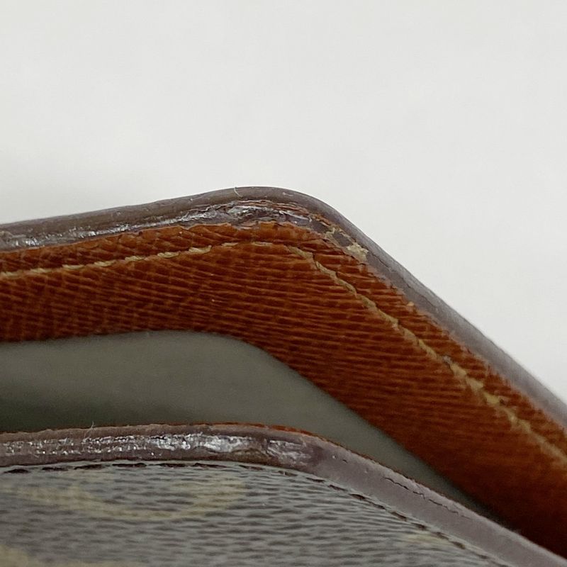 Louis Vuitton Card Case Monogram Porte 2 Carte Vertical M60533 Brown Men Women