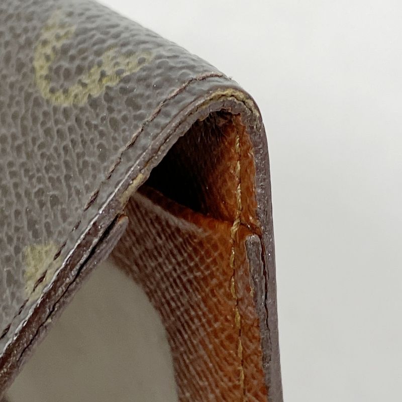 Louis Vuitton Card Case Monogram Porte 2 Carte Vertical M60533 Brown Men Women