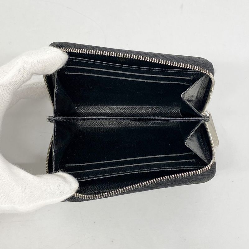 Louis Vuitton Coin Case Epi Zippy Coin Purse M60152 Noir Black Men Women Unisex