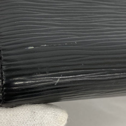 Louis Vuitton Coin Case Epi Zippy Coin Purse M60152 Noir Black Men Women Unisex