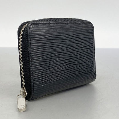 Louis Vuitton Coin Case Epi Zippy Coin Purse M60152 Noir Black Men Women Unisex