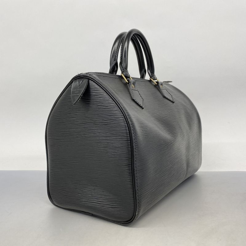 Louis Vuitton Epi Speedy 30 M43002 Noir Black Women