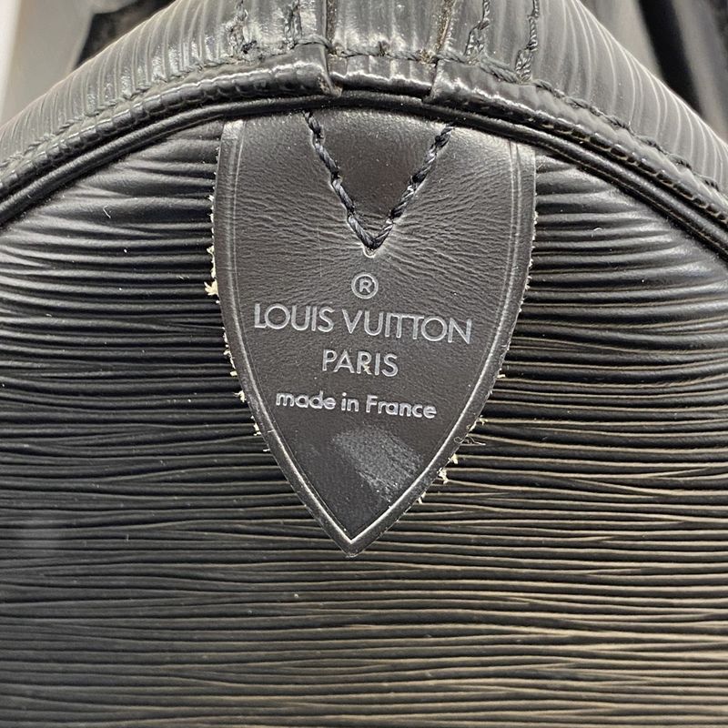 Louis Vuitton Epi Speedy 30 M43002 Noir Black Women