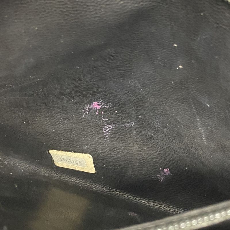 Chanel Shoulder Bag Matelasse Lambskin Patent Leather Black Gold Hardware Women