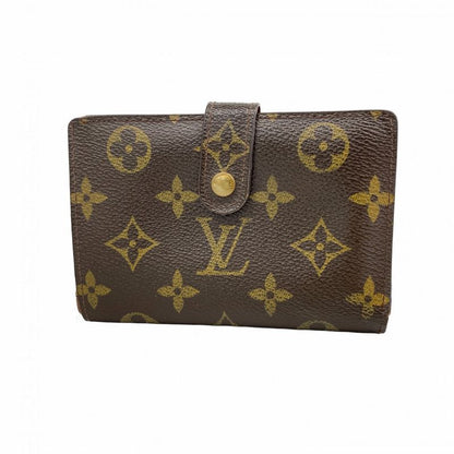 Louis Vuitton Wallet Monogram Porte Monnaie Viennois M61663 Brown Ladies