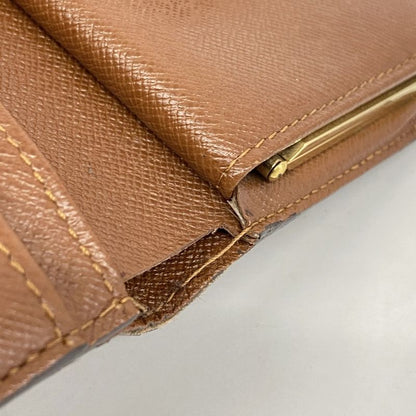 Louis Vuitton Wallet Monogram Porte Monnaie Viennois M61663 Brown Ladies