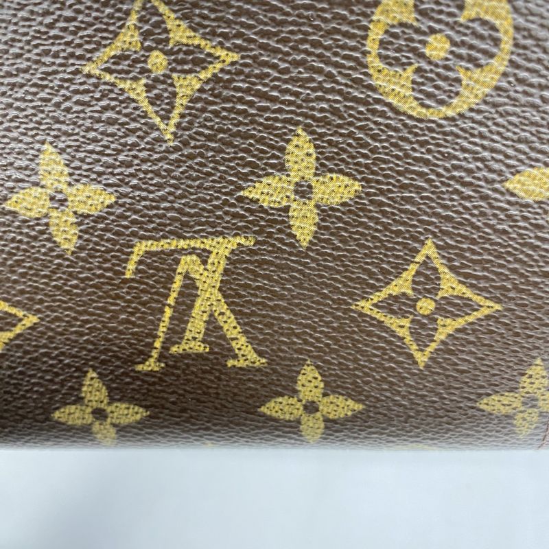 Louis Vuitton Wallet Monogram Porte Monnaie Viennois M61663 Brown Ladies