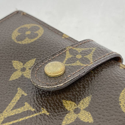 Louis Vuitton Wallet Monogram Porte Monnaie Viennois M61663 Brown Ladies