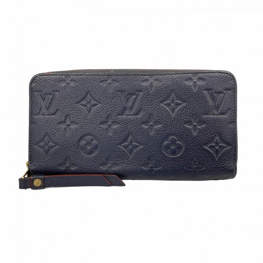 Louis Vuitton Long Wallet Monogram/empreinte Zippy Wallet M62121 Marine Rouge