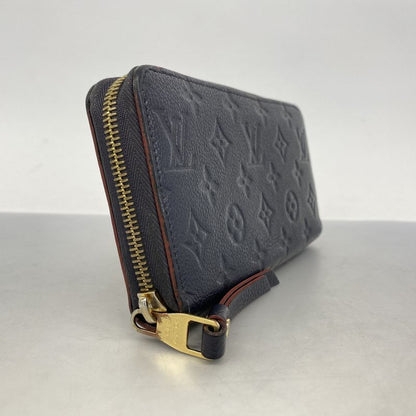 Louis Vuitton Long Wallet Monogram/empreinte Zippy Wallet M62121 Marine Rouge